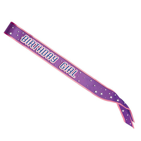 Birthday Girl  Satin Sash