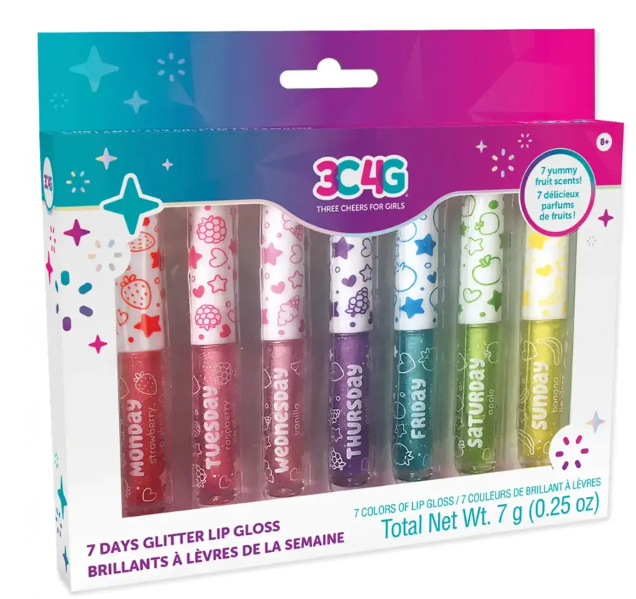 7 Days Glitter Lip Gloss