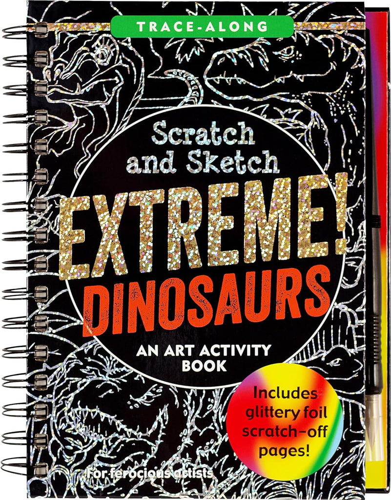 Sketch & Scratch Extreme Dinosaurs