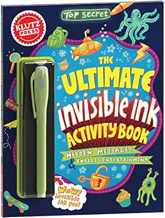 Klutz Press Invisible Ink Activity Book