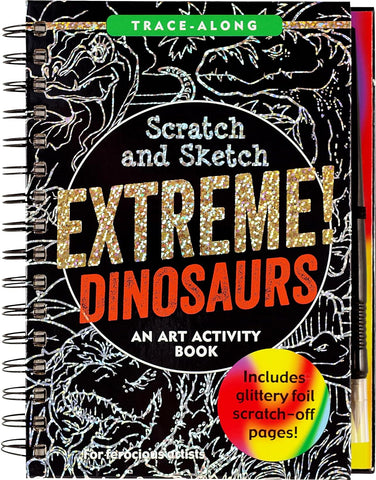 Sketch & Scratch Extreme Dinosaurs