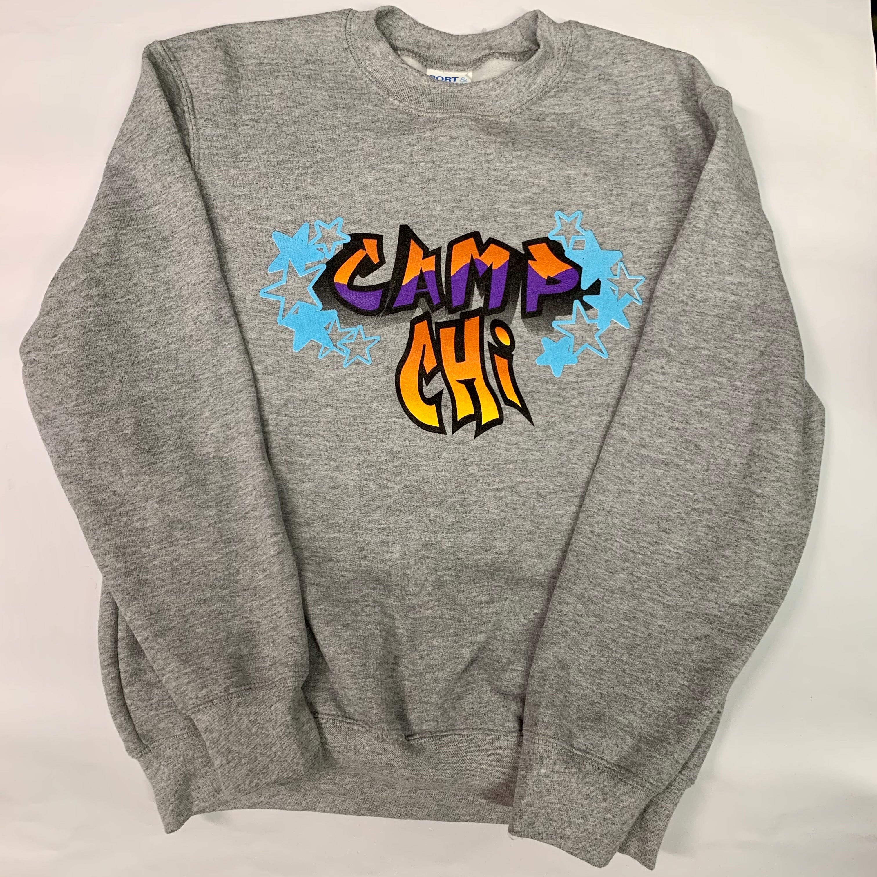 Hip Hop Graffiti Sweatshirt  Embroidered Hip Hop Pullover Crewneck