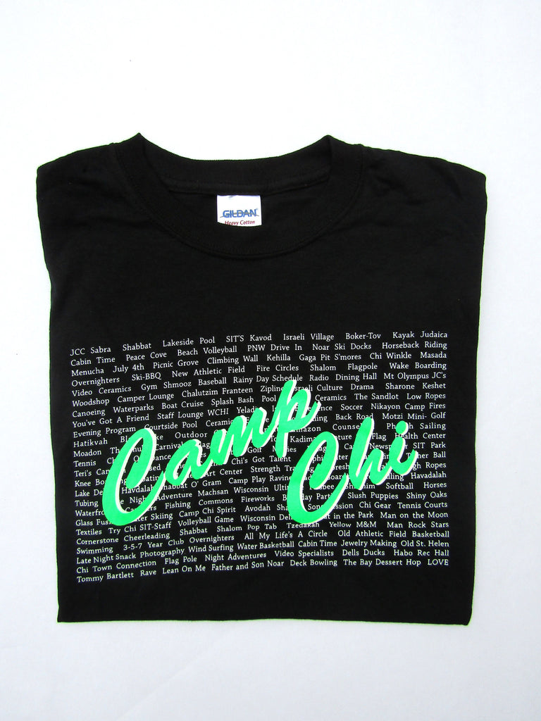 Camp Chi Word Shirt - Green